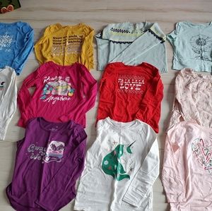 11 PC Long Sleeve Shirts Girls 10/12
